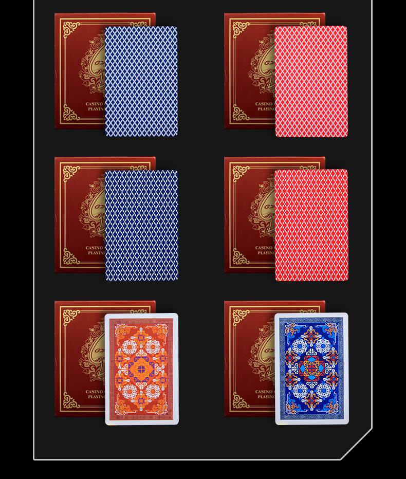 扑克牌高颜值炫酷加厚gyt塑料扑克牌pvc防水防折可水洗盒装磨砂耐用