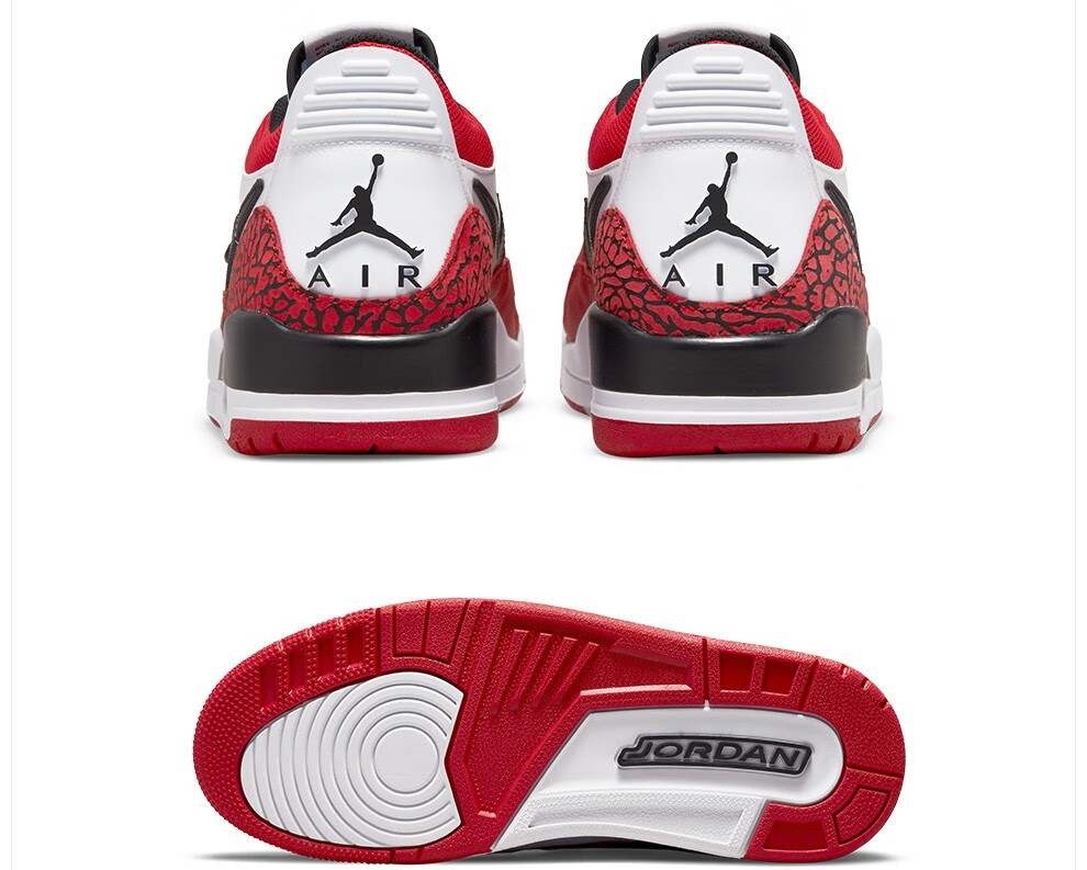 耐克男鞋 legacy aj312白红黑芝加哥裂纹篮球鞋 41码2f82f适合脚长25.