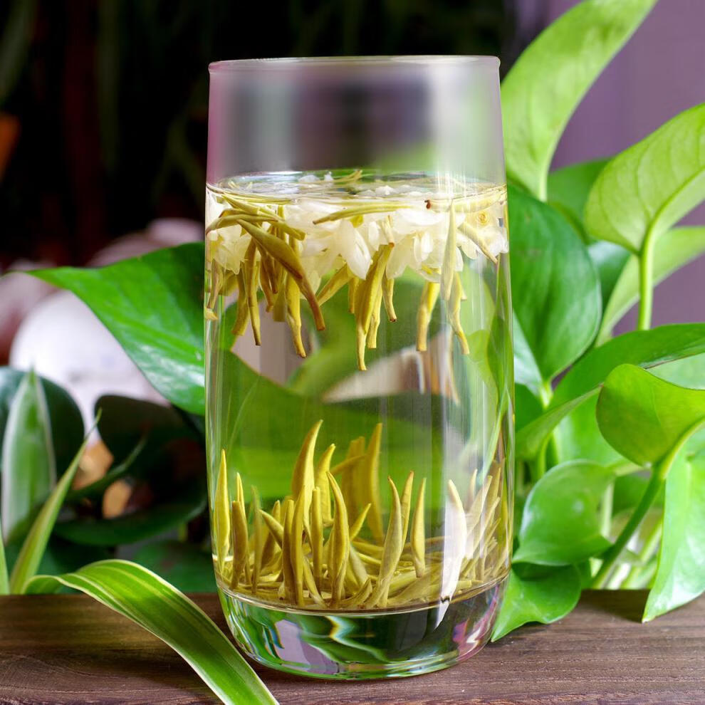 2022茉莉兰雪花茶茉莉雪竹茉莉大白毫茉莉针王浓香型四川碧潭飘雪25og