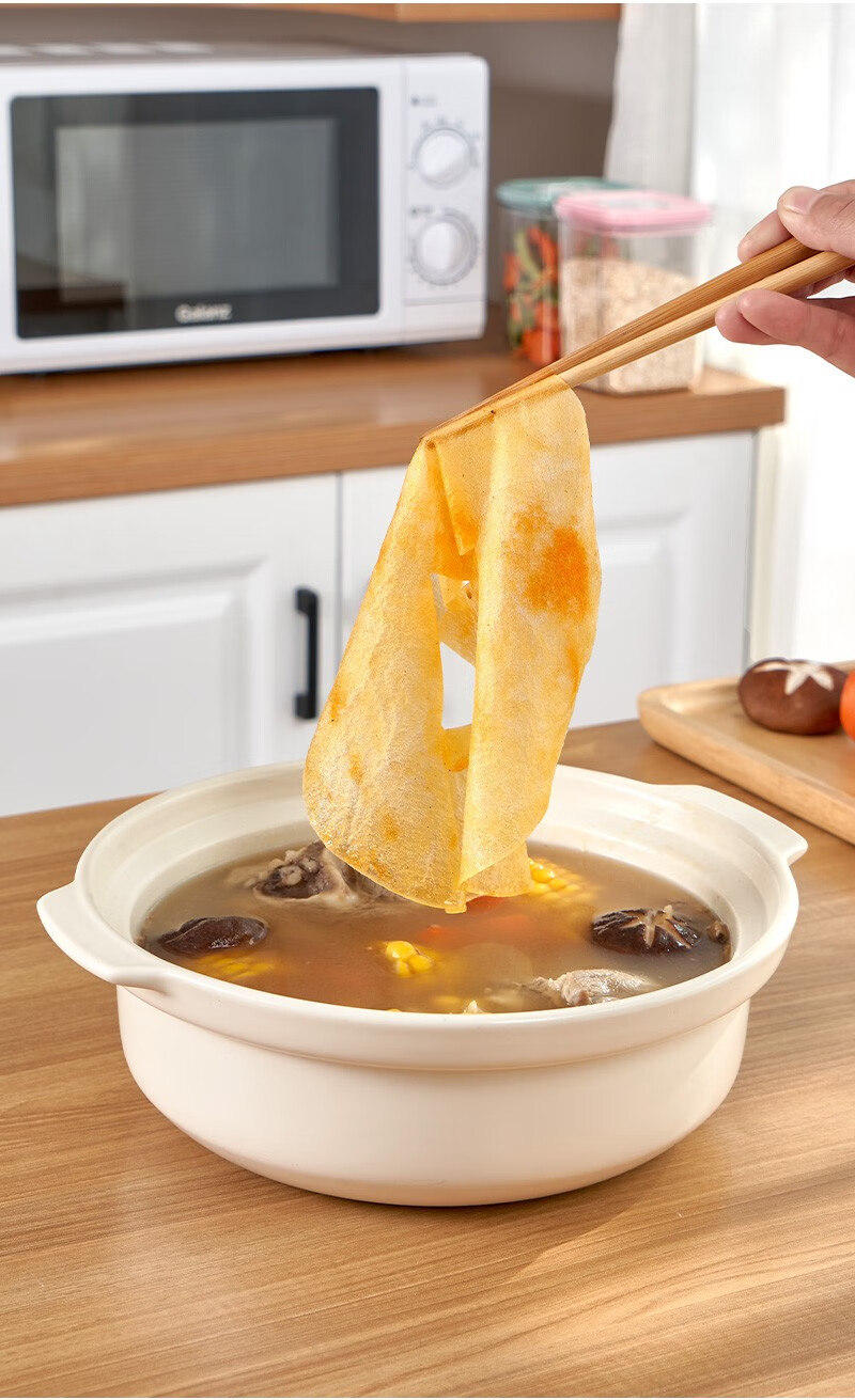 小米mi生态米家同款厨房煲汤吸油纸食用煮炖油炸食品烘焙吸油膜专用
