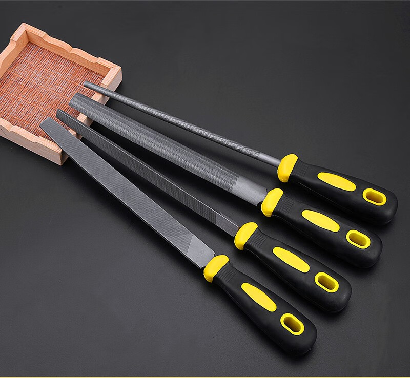 高碳钢金刚挫刀合金三角锉手工打磨工具木工矬子半圆挫小挫刀6寸圆锉