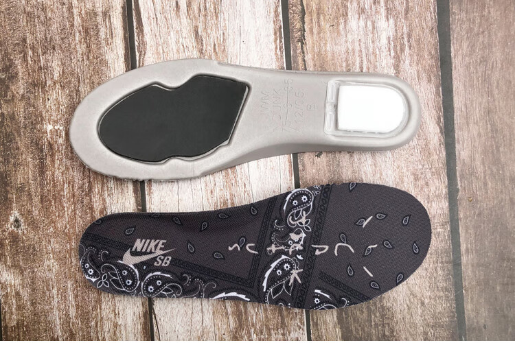 适配耐克dunksb鞋垫ow联名板鞋腰果花影子灰男女zoomaj1气垫减震热