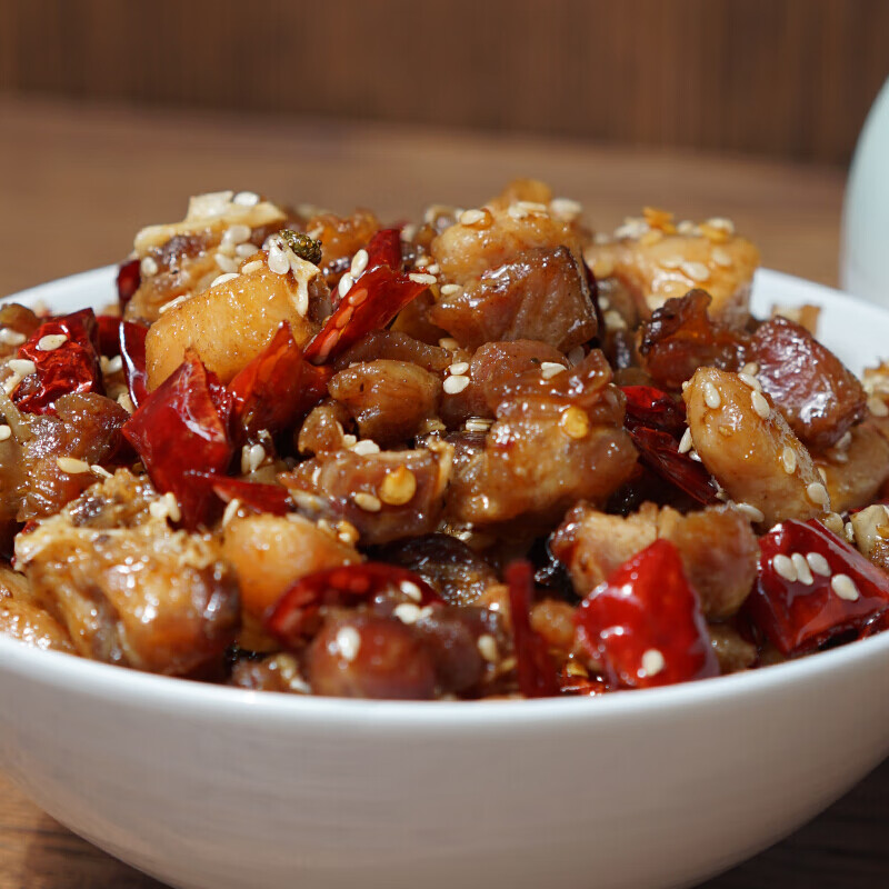 重庆特产麻辣兔丁200g兔子肉香辣兔肉熟食休闲小零食风味 麻辣兔丁200