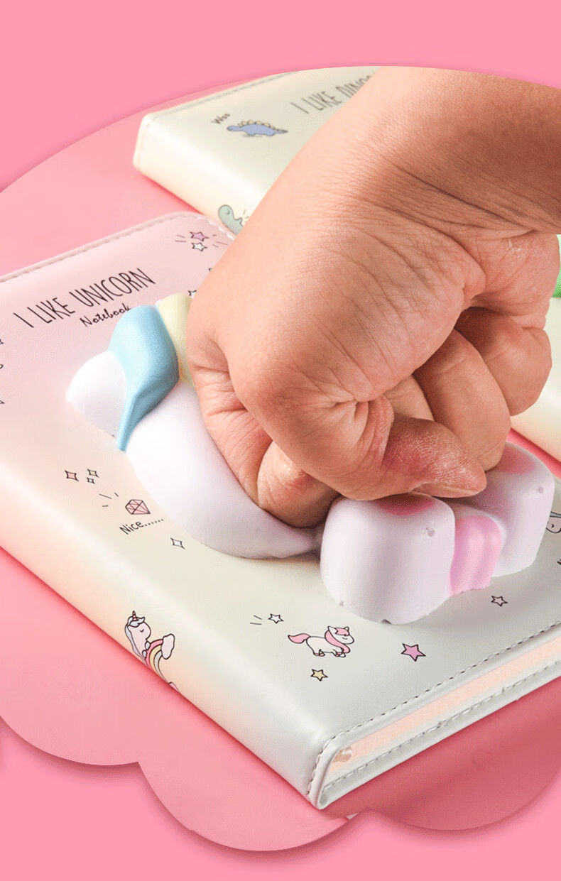 今霸【臻品精选】减压本解压本网红创意发泄kt猫独角兽日记本清新创意