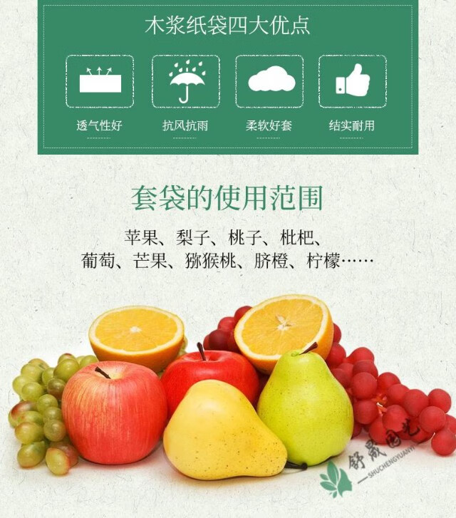 桃子梨子黄桃套袋专用袋苹果葡萄枇杷水果袋子果树包果袋纸袋防虫桃子