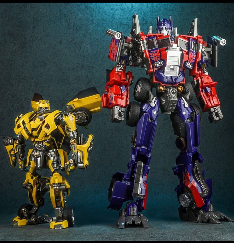 玩具 合金版 变形玩具金刚大黄蜂合金汽车机器人模型男孩手办柱天擎