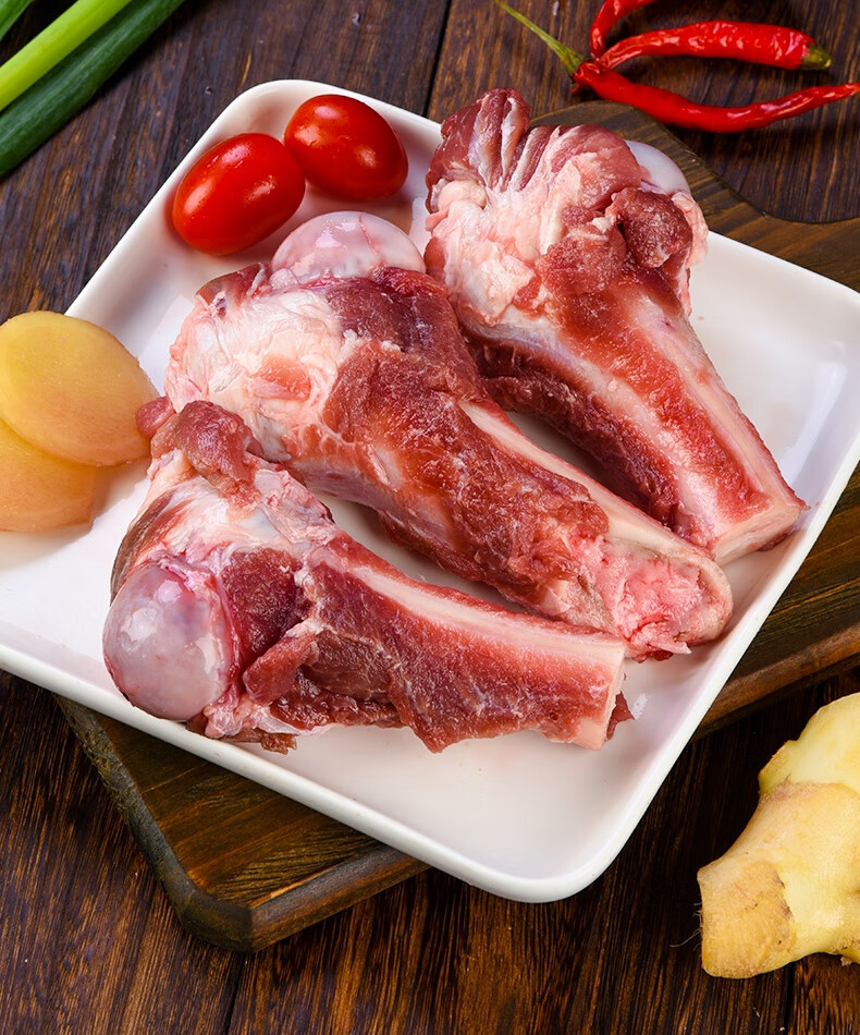 酱大骨猪筒骨大骨头冷冻猪棒骨新鲜带肉筒子骨 6斤【图片 价格 品牌