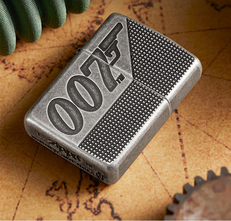 zippo打火机美国原装特工007-怀旧经典芝宝打火机zippo官方送礼收藏