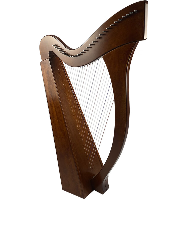 普及爱尔兰大竖琴29弦4个8度箜篌小众乐器凯尔特民谣竖琴定制款每八度