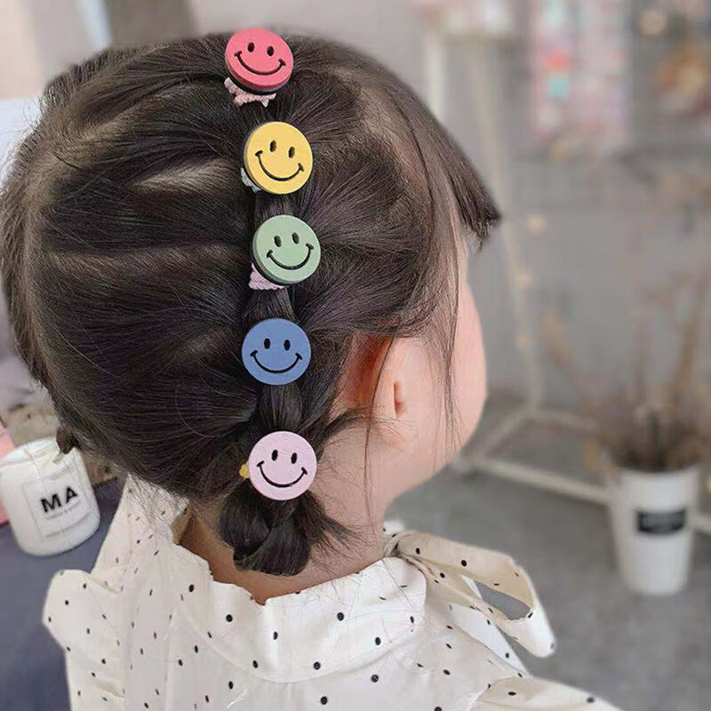 七夕情人节韩版新款儿童头绳不伤发女童扎头发皮筋发圈花朵发饰宝宝