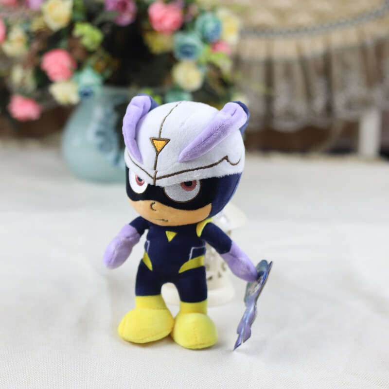 适用于开心超人联盟毛绒玩具公仔甜心花心小心超人布娃娃儿童生日礼物