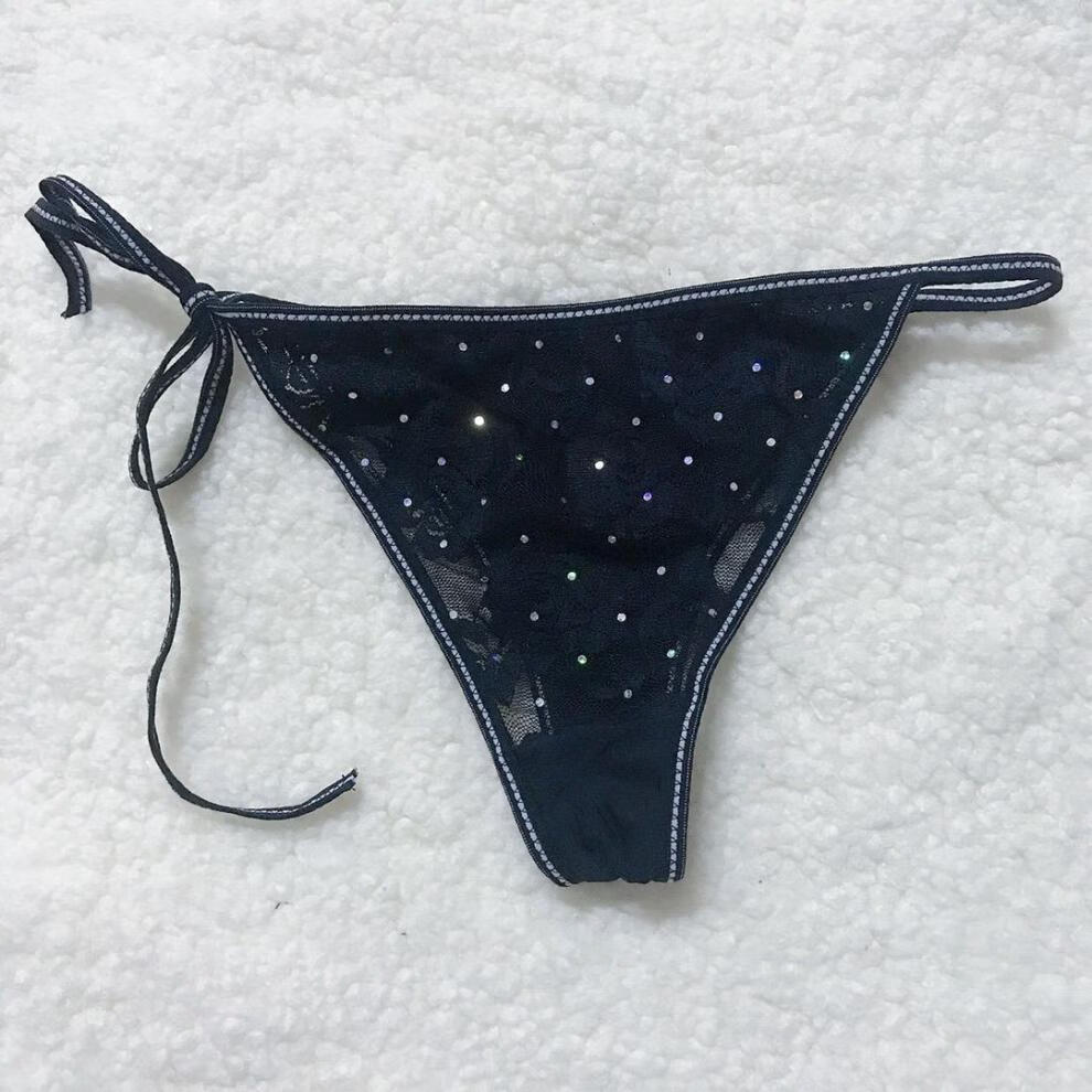 女式丁字裤一根线火辣超小性感雷丝大码性感内裤蕾丝薄款透气丁字裤棉