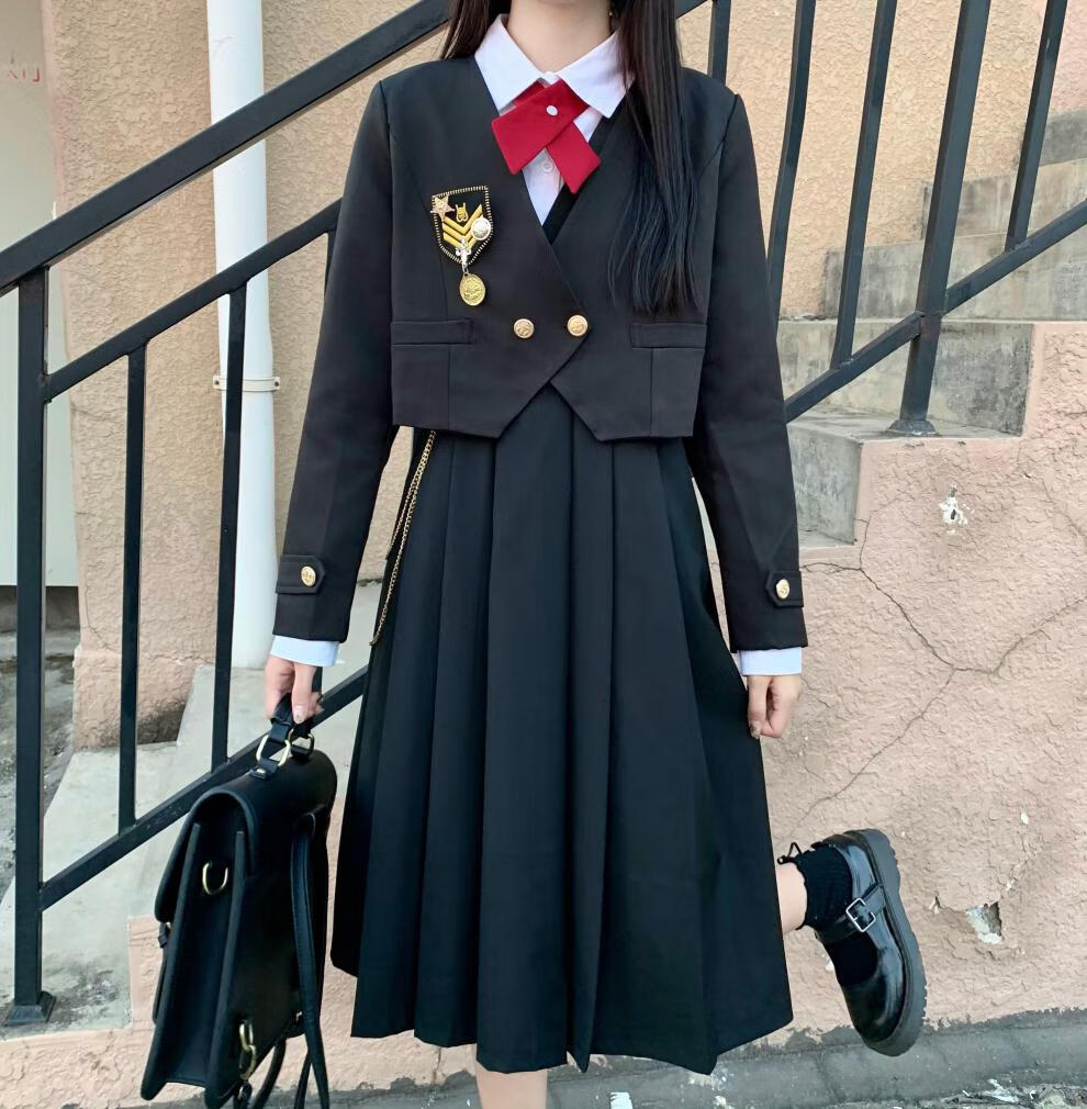 护奶裙套装jk制服基础款正统大小姐小西装原创山吹日系学生水手服 无