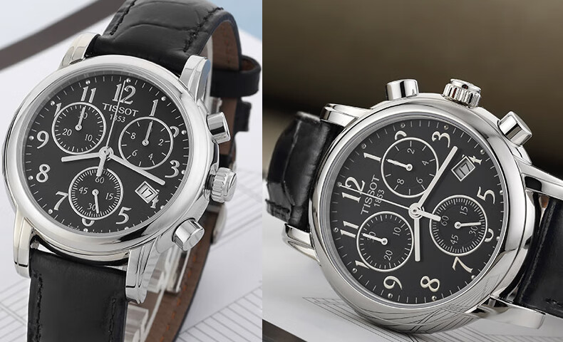 适用于天梭t050女表带1853韵驰心媛系列原装 t050207a t050217a真皮