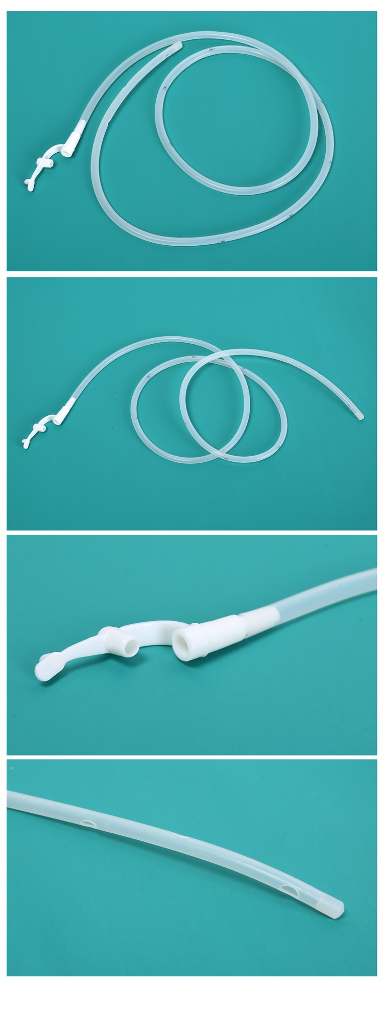 华越医用硅胶胃管硅橡胶胃管口鼻饲管一次性使用胃管f16