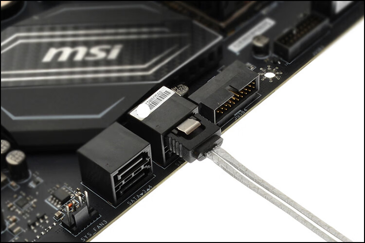 电脑主板数据线 双通道屏蔽sata3 6gbps 机械 固态硬盘数据线 35cm 双