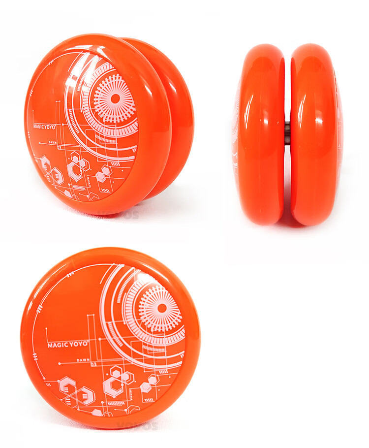 magicyoyo鬼手d3悠悠球基础入门鼓型新手2a花式滚珠轴承溜溜球 d3红色