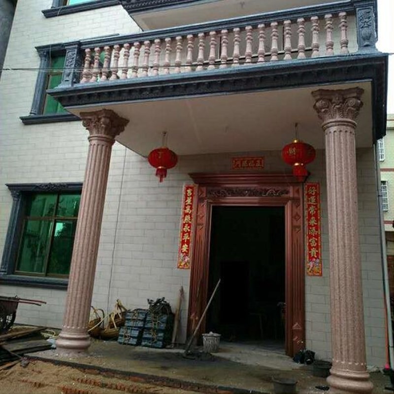 加厚欧式罗马柱模具建筑别墅大门水泥圆柱模具高度可调节卡扣多配