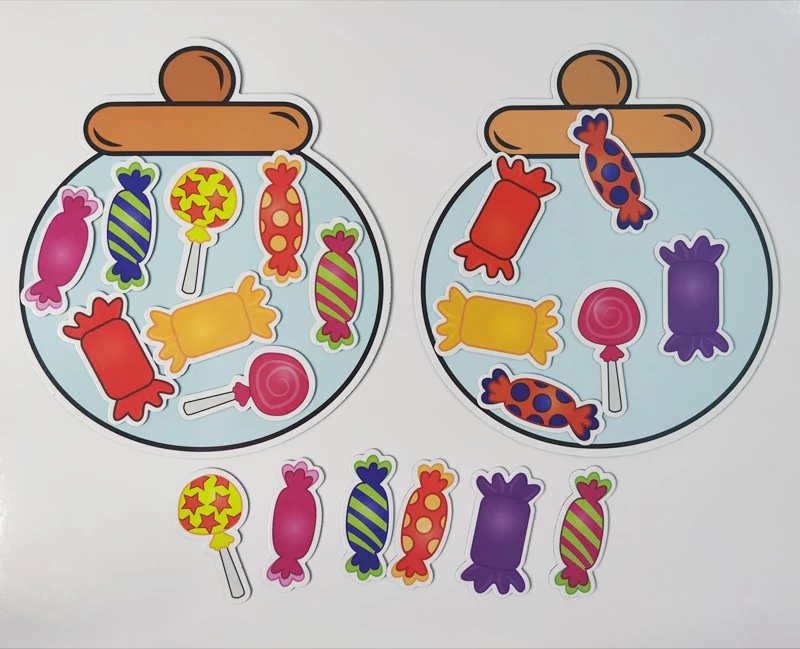 management课堂管理奖励竞争机制英语课控教师教具 磁性冰淇淋2套 4底