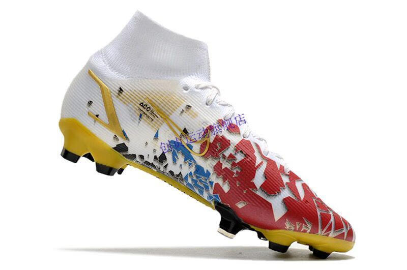 刺客14代足球鞋欧洲杯fg长钉比赛c罗高帮vapor14高低帮针织小李子运动