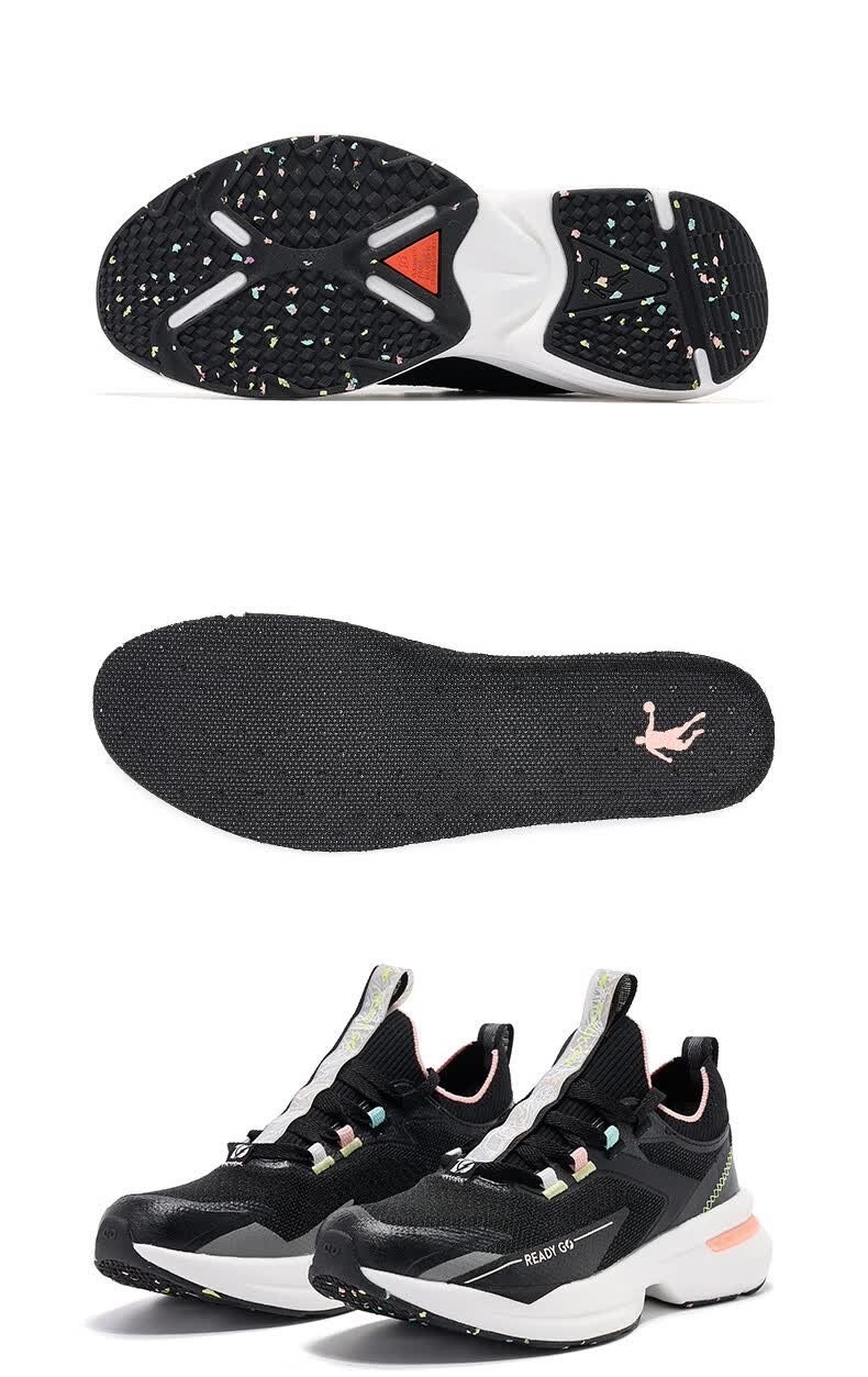 商场同款风行10代plus乔丹运动鞋女跑步鞋2022夏季新款网面透气跑鞋