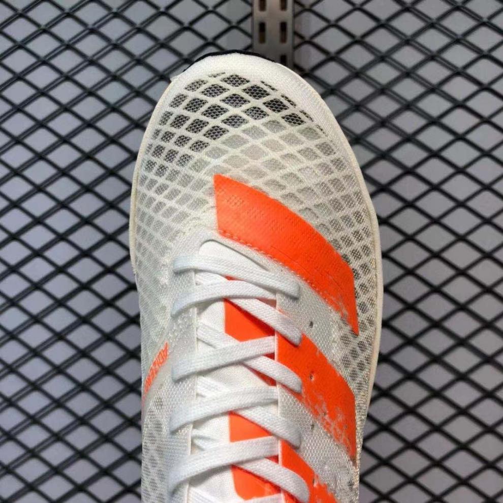 三叶草adizero adios pro网面碳板透气轻便马拉松跑鞋情侣鞋 大红 41