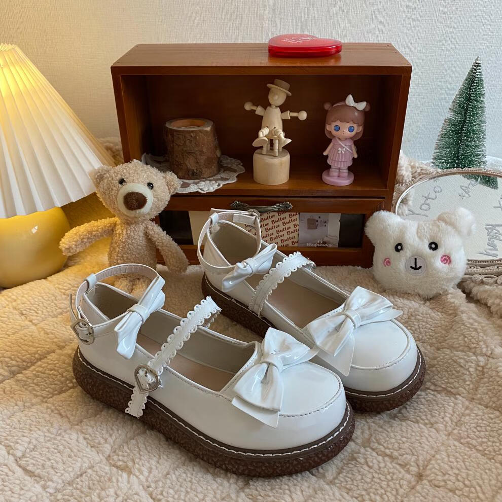萝莉鞋软妹洛丽塔鞋子梅露露lolita小皮鞋女学生圆头可爱制服大头娃娃
