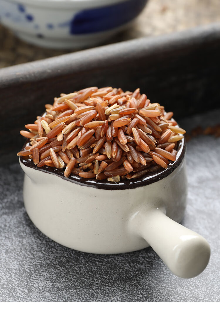 红米5斤真空包装新货农家红粳米红血稻糙米五谷杂粮吃的红米