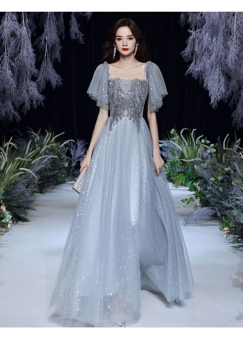 礼服高贵优雅礼服女2021新款晚礼服女2021新款夏季高贵宴会名媛仙气长