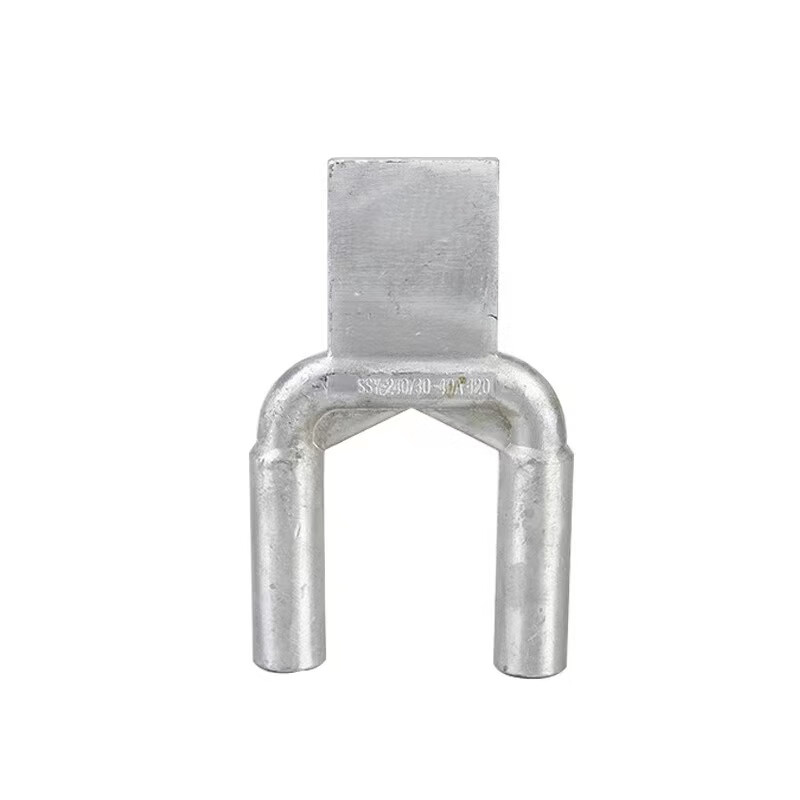 chnqanx 双导线设备线夹铝或铜铝ssyg-240/120压缩型间距双导线设备线