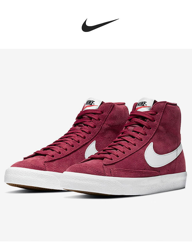 nike耐克大童新款运动鞋高帮红色板鞋轻便休闲鞋dc8248dc82486004y36