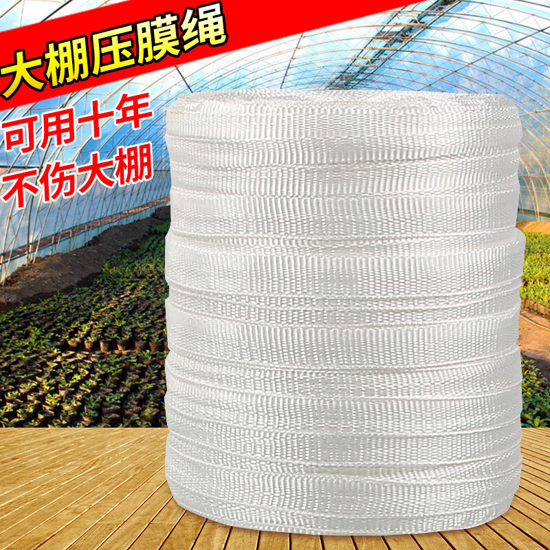 大棚专用压膜线塑料大棚压膜绳抗老化压膜带塑料绳子捆绑绳子扁带mdng