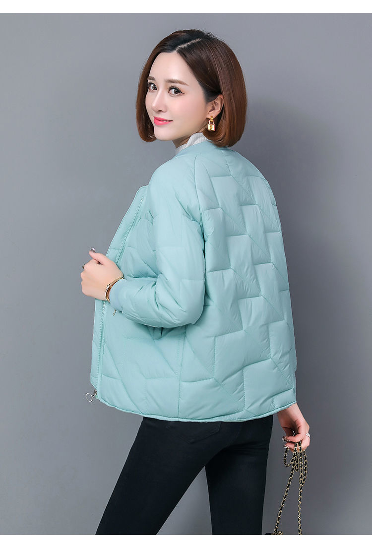 棉衣女韩版宽松立领棉服女装新款小棉袄显瘦冬天外套黑色m建议85100斤