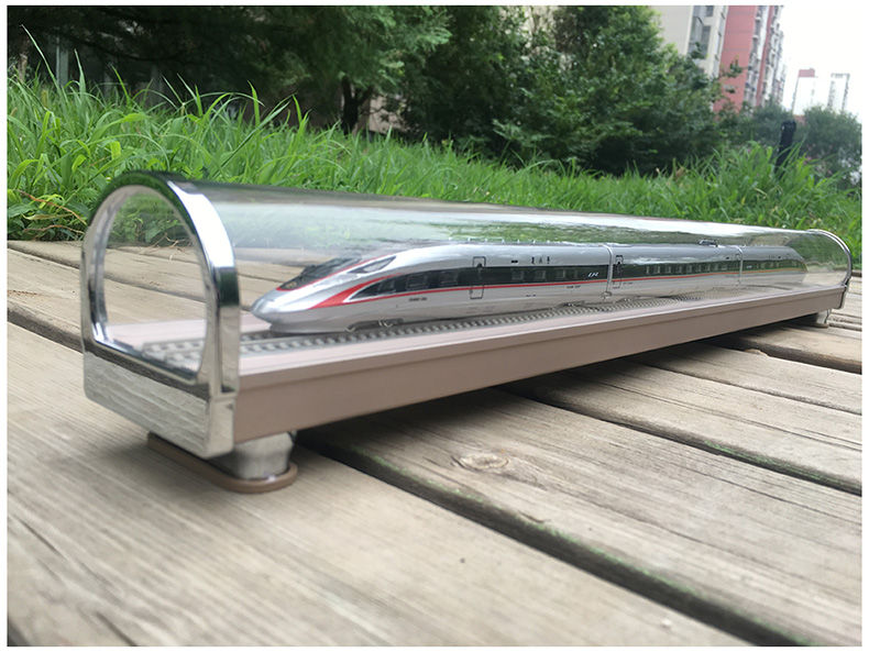 复兴号高铁动车组模型cr400afbf火车模型仿真合金187三节精装版金凤凰