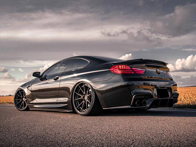 适用f06f12宝马6系改装m6杠大小包围碳纤维v款前铲侧裙后唇尾翼 m6