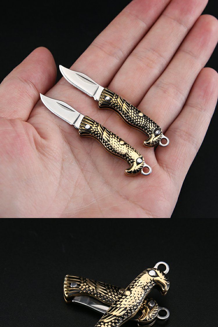 植蔓袖珍小刀迷你小刀便携多功能可折叠精致随身拆快递开箱袖珍刀钥匙