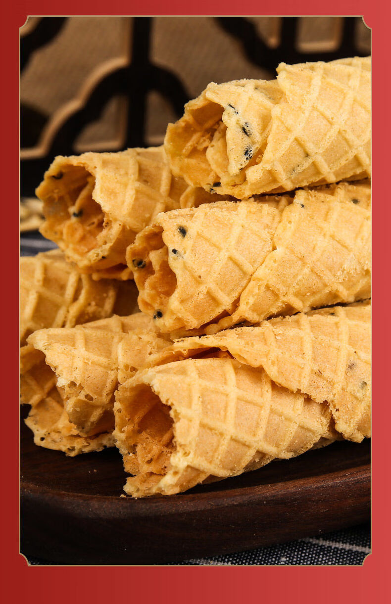 快乐吃货纯手工蛋卷蜂蜜红糖奶香鸡蛋卷酥饼干老式糕点特产小吃混合