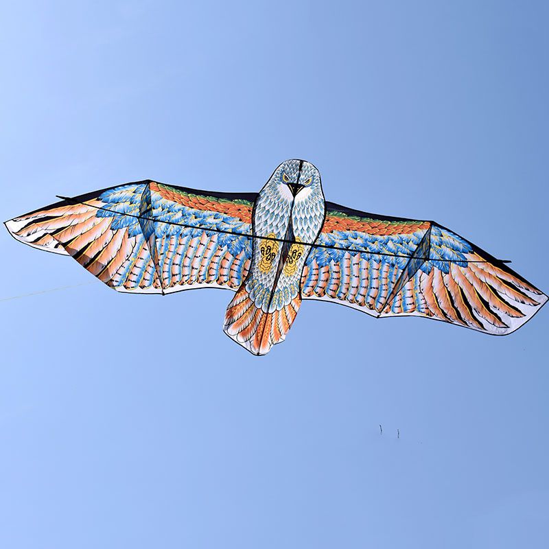 老鹰风筝大型大特大微风易飞风筝潍坊正宗成人带线轮大鹰风筝18米钢鹰