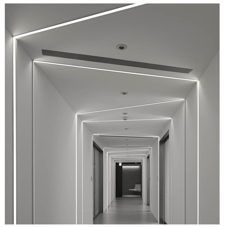 格照led线条灯铝槽灯嵌入式灯槽u型明装灯条线性灯暗装铝合金灯带卡槽