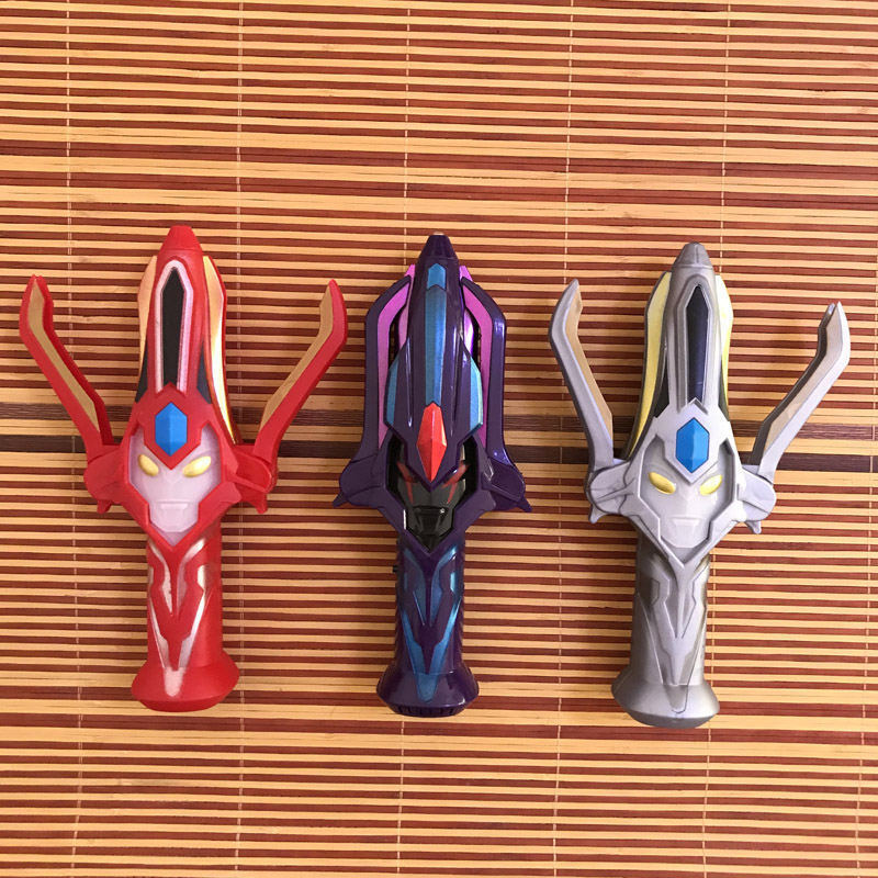 银河火花变身器 黑暗奥特曼融合召唤器人偶软胶 儿童玩具礼物 银河