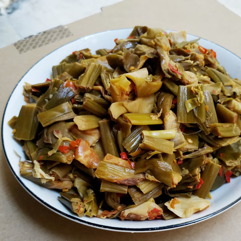 湖南传统土特产手工自制芋头杆香辣芋头苗树禾子树窝子500克卜芋头苗