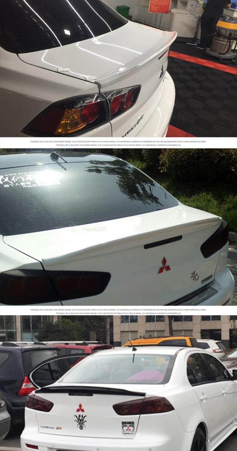 适用于三菱翼神尾翼美版改装美版免打孔gt卧式压尾免打孔汽车烤漆其他