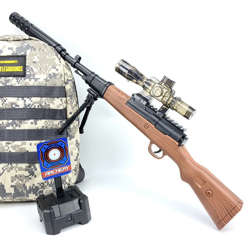 awm软弹枪98k满配吃鸡装备下供全套儿童玩具枪男孩m249吸盘可射击 awm