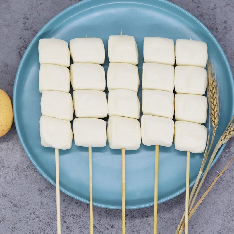 烧烤小馒头串油炸奶香馒头30串 冷冻半成品食材小吃串烧牛奶馒头 1000