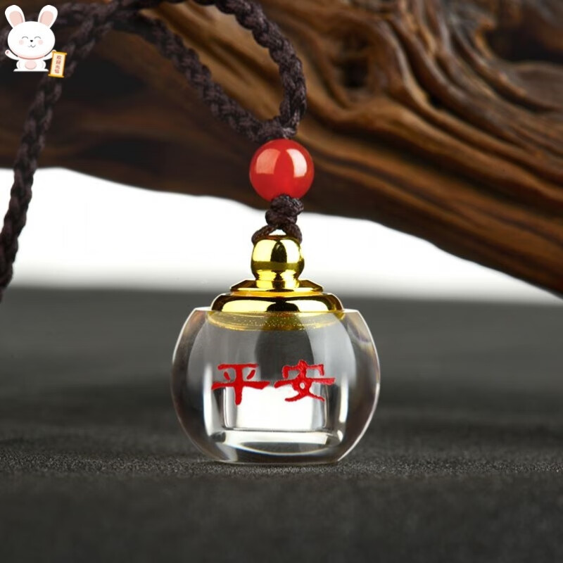 博皓定制朱砂吊坠瓶 空瓶空心吊坠可打开装东西乳牙纪念坠舍利子吊坠