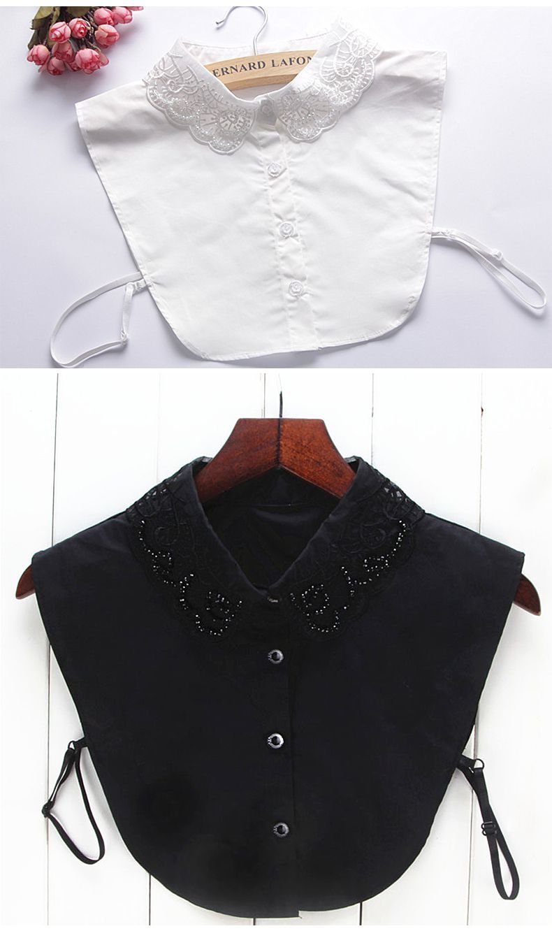 假领女新款冬季毛衣装饰韩版假领子女百搭衬衫假领衬衣领衬衣领子秋冬