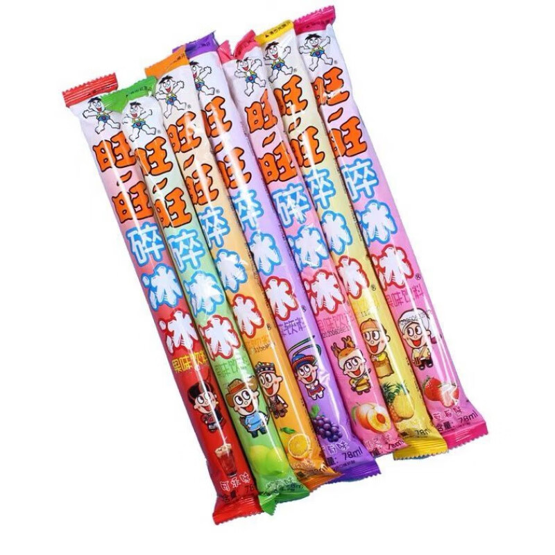 旺旺碎冰冰78ml*10/30根吸吸冰果味乳饮料棒棒冰果冻痴奶冰淇冷饮香津