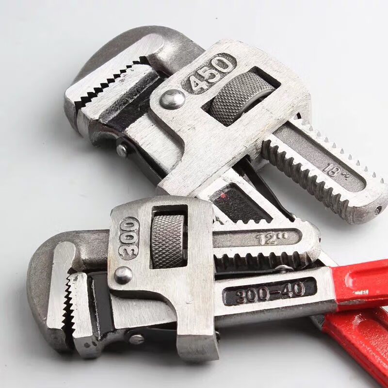 管钳英式管子钳多功能水暖管钳管子扳手家用管道维修工具 14寸350管子