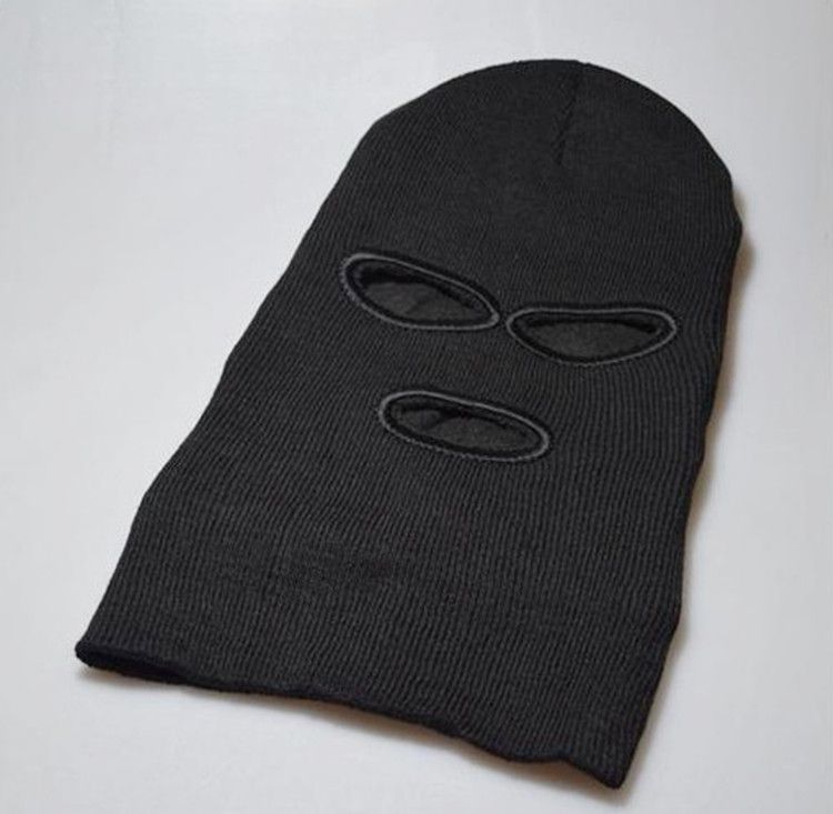 csgo头套男三孔帽子小偷徒悍头罩反恐全脸面罩防风保暖帽 冰丝莱卡
