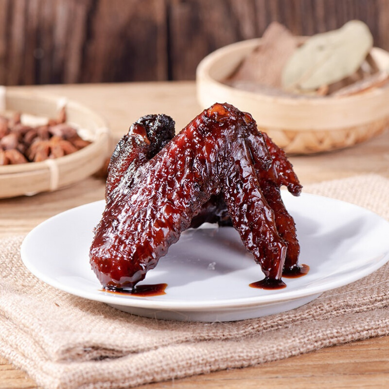 小零食熟食福鼎特产小吃整箱年货送礼蜜汁鸡翅2袋装35g10个年货送礼